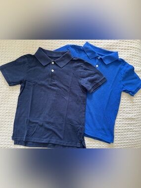Place Boys Polo Shirt Duo - Navy and Royal Blue(medium 7/8)
